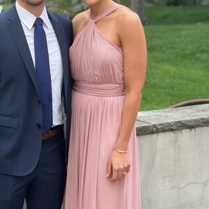 Birdy Grey Rose Quartz Christina convertible dress Halter Maxi Dress